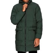 4F KUMP008 Men's Quilted Puffer Coat, Green