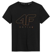 4F M166 Boys T-Shirt, Deep Black