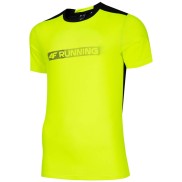 4F Men's Running T-Shirt TSMF017, Canary Green | Vīriešu Skriešanas Krekls