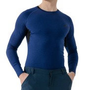 4F Men's Training LS Top TSMLF002, Navy