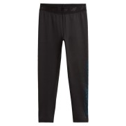 4F Quick-Drying Girls Sports Leggings, Black