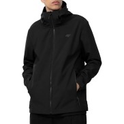 4F SFM001 Men's Softshell Windproof Jacket, Black