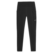 4F SPDTR060 Women's Quick-Dry Trekking Leggings, Deep Black
