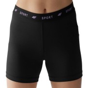 4F TFSHF487 Girl's Short Training Leggings, Black