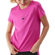 4F TFTSF433 Girls Sport T-Shirt, Pink