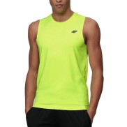 4F TSMF001 Men's Training Top, Neon Yellow
