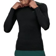 4F TSMLF010 Men's Training Long Sleeve Top, Black