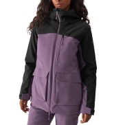 4F TTJAF594 Women's Ski Jacket, Violet/Black