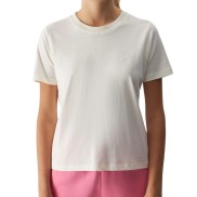 4F TTSHF1650 Women's T-Shirt, Creme