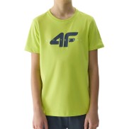 4F TTSHM1113 Boy's T-Shirt, Lemon Neon