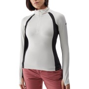 4F UBRUF042 Women's Brushed Thermoactive Top, Off White