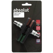 Absolut Brake Pads For V-Brakes, 3-colours