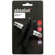 Absolut Brake Pads For V-Brakes 70 mm, Black