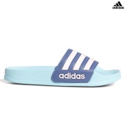 adidas Adilette Shower Kids Slides, hazy sky/pink
