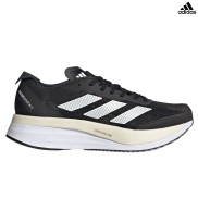 adidas Adizero Boston 11 Men's Shoes, Black/White/Carbon
