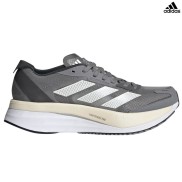 adidas Adizero Boston 11 Women's Shoes, Grey Three/Zero Metalic