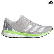 adidas adizero Boston 8, Grey/White/Green | Sieviešu Skriešanas Apavi