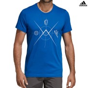 adidas Ascent Men's Tee, Blue | Vīriešu Krekls