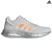 adidas Duramo 10 Women's Shoes, Grey/Silver/Orange