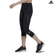 adidas Own The Run 3/4 Running Leggings, Black