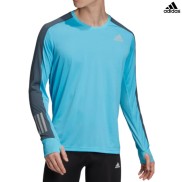 adidas Own the Run Long-Sleeve Men's Top, Blue