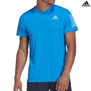 adidas Own the Run Men's Tee, Blue Rush/Reflective Silver