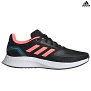 adidas Runfalcon 2.0 K Kids Shoes, Black/Acid Red
