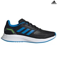 adidas Runfalcon 2.0 K Kids Shoes, Black/Blue/White