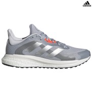 adidas Solar Glide ST 4 Women's Running Shoes, Silver/Red