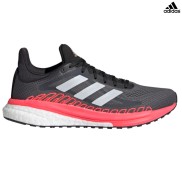 adidas Solarglide 3 ST Women's Shoes, Grey/White/Pink