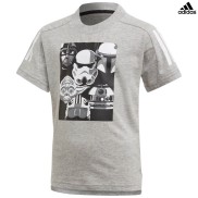 adidas Star Wars Kids T-Shirt, Grey