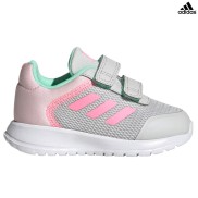 adidas Tensaur Run 2.0 CF Kids Shoes, Grey/Pink/Mint