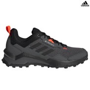 adidas Terrex Ax4 Primegreen Men's Hiking Shoes, Grey Six/Solar Red/Carbon