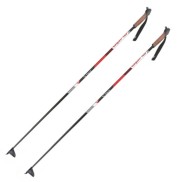 Alpina ST Plus Poles, Black/Red