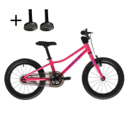 Amulet Fun 16'' Bike With Training Wheels, rose/purple | 7,2 kg | 90-110 cm 