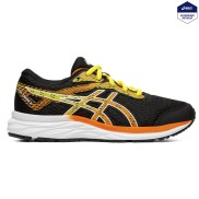 Asics Gel-Excite 6 GS Kids Running Shoes, Black/Orange