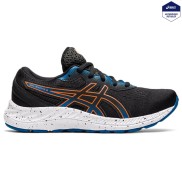 Asics Gel-Excite 8 GS Kids Running Shoes, Black/Orange