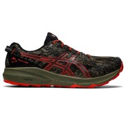 Asics Fuji Lite 3 Men's Trail Running Shoes, Mantle Green/Cherry Tomato