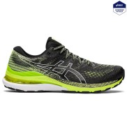 Asics Gel-Kayano 28 Men's Running Shoes, Black/Hazard Green