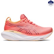 Asics Gel-Nimbus 25 Women's, Papaya/Dusty Purple