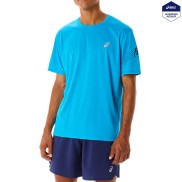 Asics Icon SS Men's Top, Island Blue/Performance Black