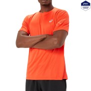 Asics Icon SS Men's Top, True Red/Sunrise Red