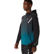 Asics Lite-Show Men's jacket, black/velvet pine