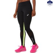 Asics Lite-Show Women's Tights, Black/Lime Green