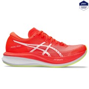 Asics Magic Speed 3 Women's Shoes, Sunrise Red/White