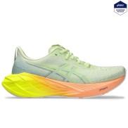 Asics Novablast 4 Paris Men's Shoes, Cool Matcha/Safety Yellow