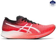 Asics Magic Speed Men's Running Shoes, sunrise red/white