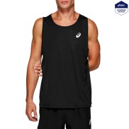 Asics Men's Silver Singlet, Black