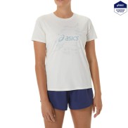 Asics Naginographic Run SS Top, Cream