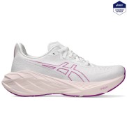 Asics Novablast 4 Women's Shoes, White/Soothing Sea